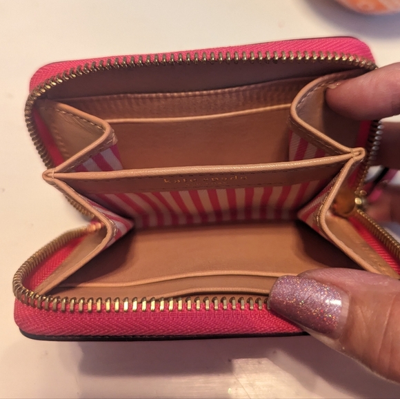 Kate Spade New York Spenser Zippered Card Wallet Pink - Picture 4 of 7